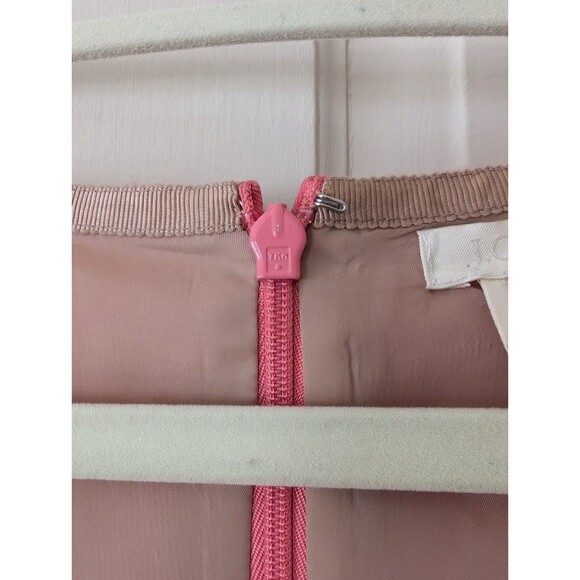 J Crew Womens Coral Pink Sheath Dress Size 12 Sleeveless Lined Zip Back - Picture 6 of 12